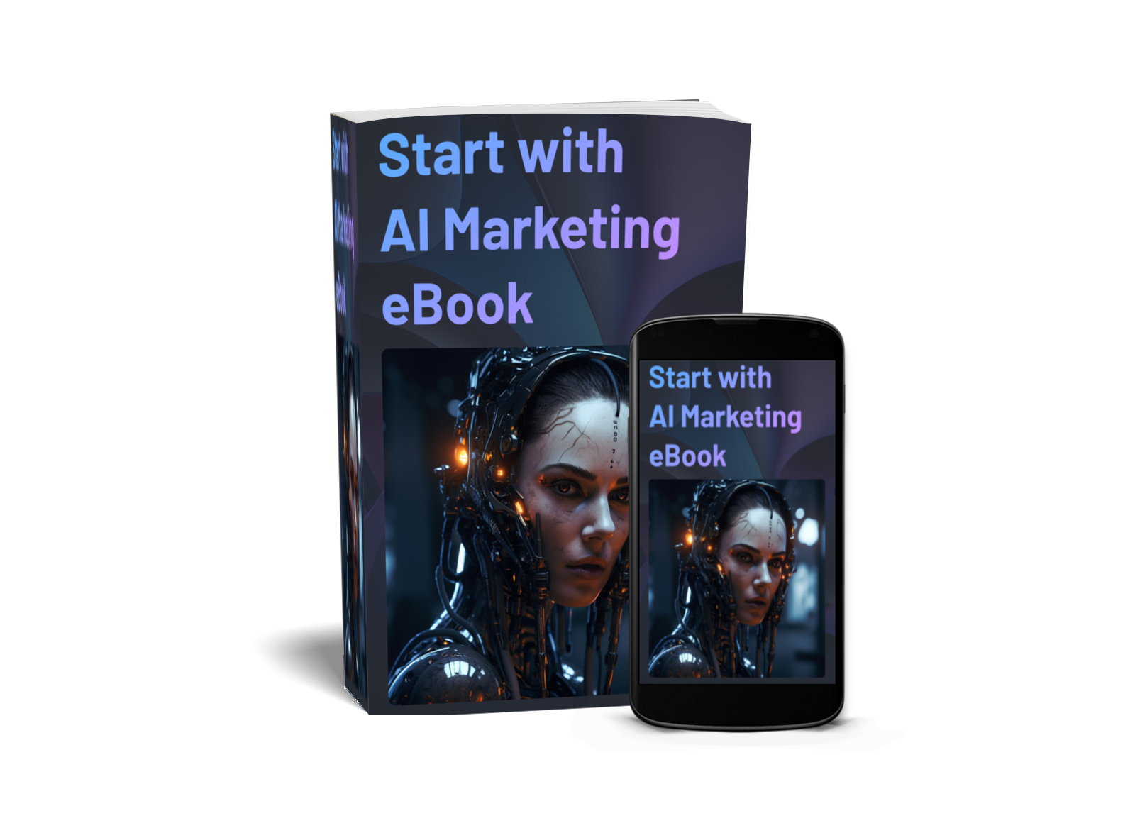 Start with AI Marketing eBook cover v1